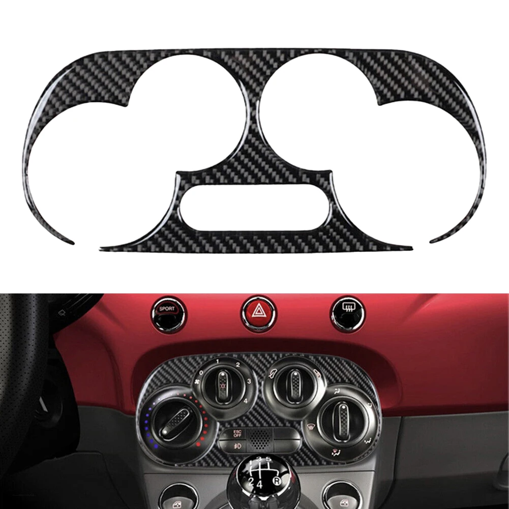 For Fiat 500 2012-15 Carbon Fiber Manual Climate Console Interior Trim Air Conditioning Knob Decorative Sticker
For Fiat 500 2012-15 Carbon Fiber Manual Climate Console Interior Trim Air Conditioning Knob Decorative Sticker