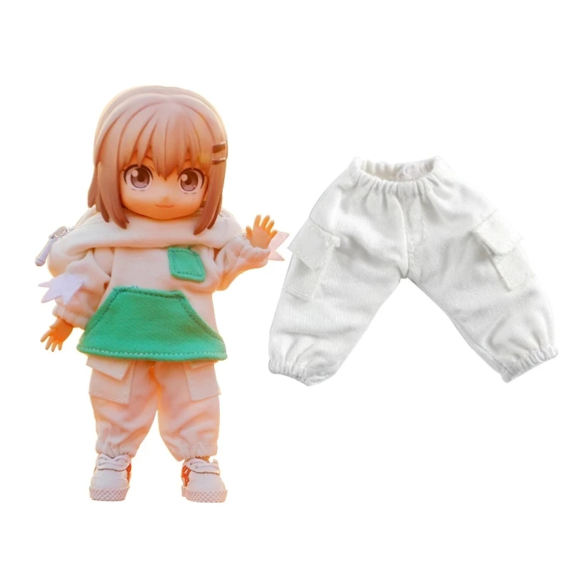 Детская одежда OB11, белые брюки-карго, декоративные аксессуары, универсальная Модная Кукла из полиэстера, чистого хлопка, размер 1/12
Детская одежда OB11, белые брюки-карго, декоративные аксессуары, универсальная Модная Кукла из полиэстера, чистого хлопка, размер 1/12