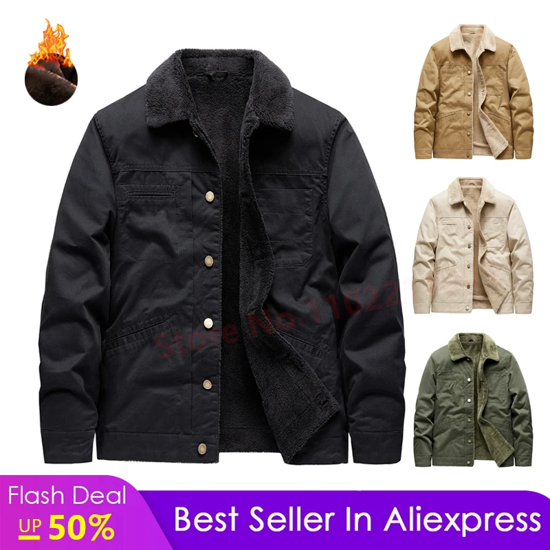 100%cotton Coat Winter Men Jackets Fleece-lined Thickened Warm Men's Outerwear Casual Khaki Green Lamb Parka Male Trendy Jacket
100%cotton Coat Winter Men Jackets Fleece-lined Thickened Warm Men's Outerwear Casual Khaki Green Lamb Parka Male Trendy Jacket