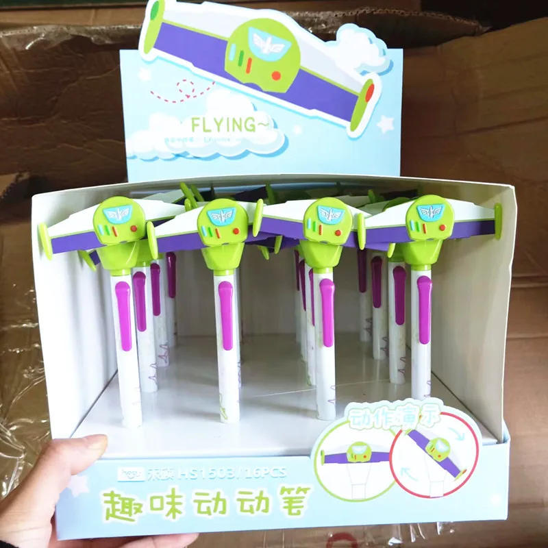 16pcs/box Creative Aircraft Rotation Decompression Press Neutral Pen Student Fun Action Aircraft Pen Signature Pen
16pcs/box Creative Aircraft Rotation Decompression Press Neutral Pen Student Fun Action Aircraft Pen Signature Pen