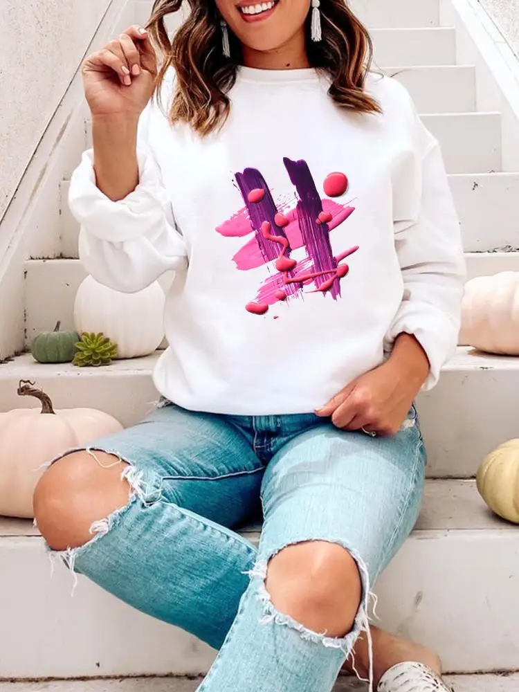Watercolor Make Up Print Casual Female Autumn Clothing Fashion Spring Pullovers Fall Season Women Regular Graphic Sweatshirts
Watercolor Make Up Print Casual Female Autumn Clothing Fashion Spring Pullovers Fall Season Women Regular Graphic Sweatshirts