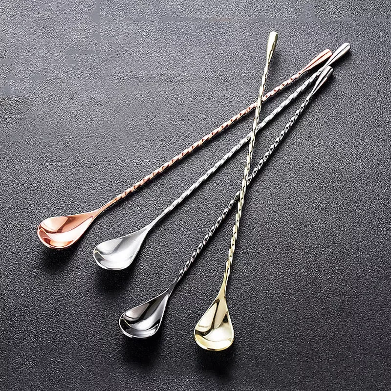 2022 Cocktail Spoons Teadrop Scoops Bartender Stirring Tools Kitchen Supplies Accessories
2022 Cocktail Spoons Teadrop Scoops Bartender Stirring Tools Kitchen Supplies Accessories