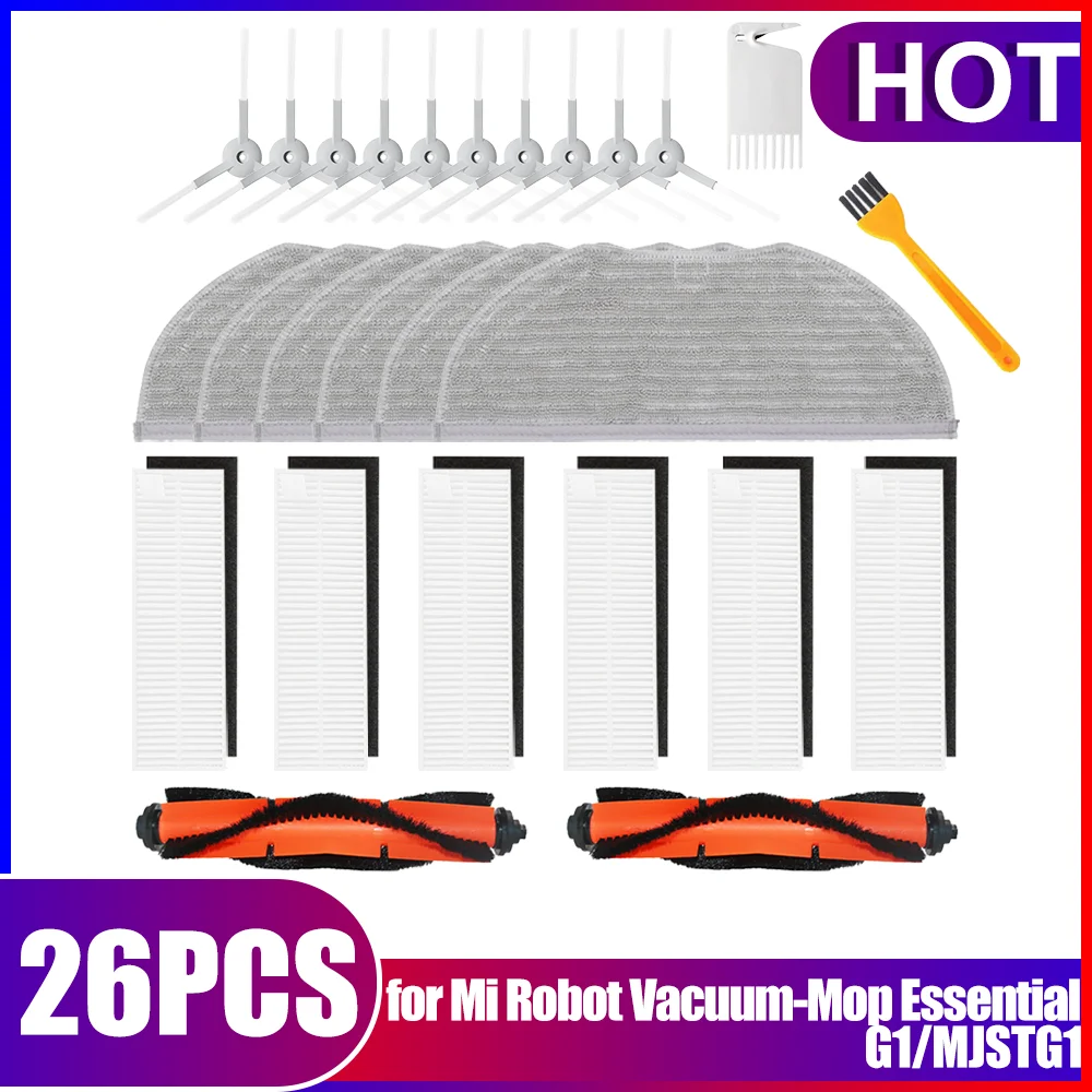 Hepa Filter For Xiaomi G1 Mi Robot Vacuum-Mop Essential MJSTG1 Vacuum Cleaner Accessories Main Roller Brush Upgrade Mop Cloth
Hepa Filter For Xiaomi G1 Mi Robot Vacuum-Mop Essential MJSTG1 Vacuum Cleaner Accessories Main Roller Brush Upgrade Mop Cloth