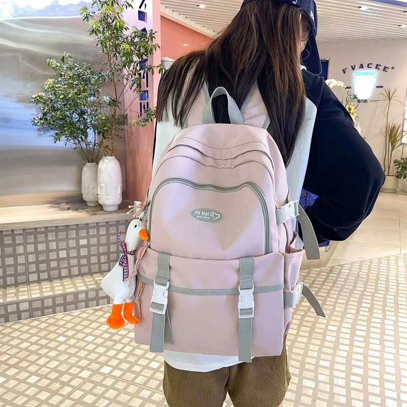 Kawaii High School Bags For Teenage Girls Harajuku Double Buckle Women Backpack Waterproof Student Backpack Casual Book Bag
Kawaii High School Bags For Teenage Girls Harajuku Double Buckle Women Backpack Waterproof Student Backpack Casual Book Bag
