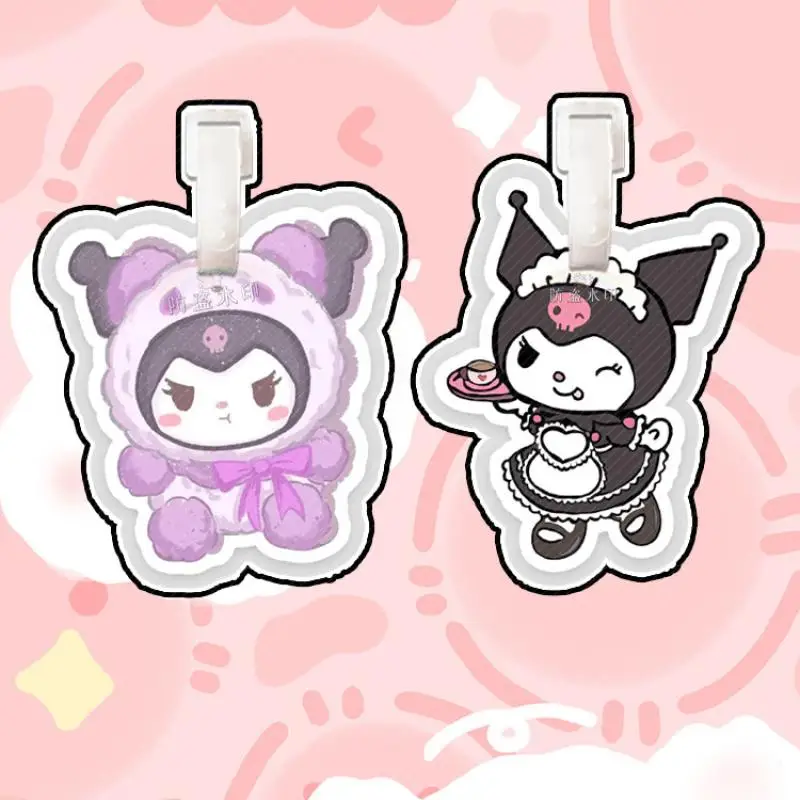 Kawaii Cartoon Sanrio Accessories Kuromi Peripherals Luggage Tag Anime Cute High-Value Pendant Chain Pendant Toys for Girls Gift
Kawaii Cartoon Sanrio Accessories Kuromi Peripherals Luggage Tag Anime Cute High-Value Pendant Chain Pendant Toys for Girls Gift