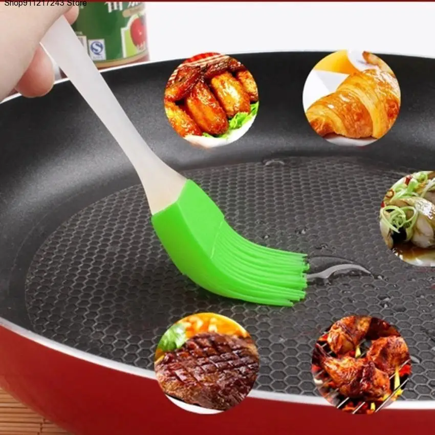 1PC Heat Resisting Silicone Bread Cook Pastry Oil Cream Tools Basting Brush High Temperature Resistant Cleaning Baking Cooking
1PC Heat Resisting Silicone Bread Cook Pastry Oil Cream Tools Basting Brush High Temperature Resistant Cleaning Baking Cooking