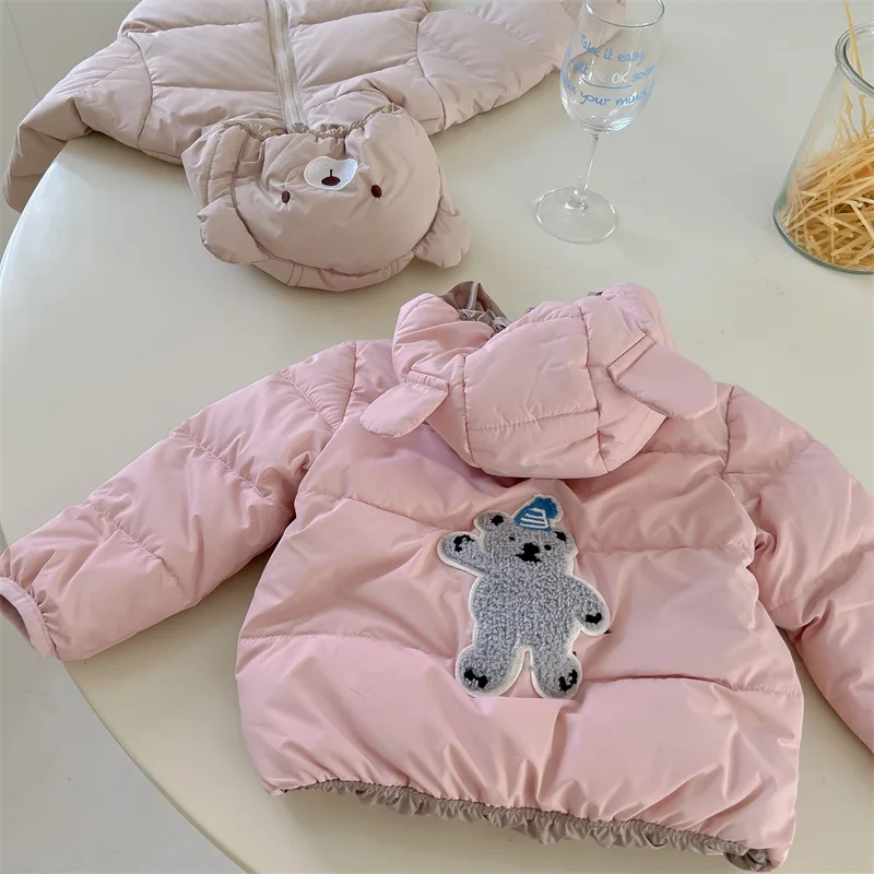 Winter Girls Jacket Outwear Down-filled Coat Down Liner Babys Jackets Children Wear Both Sides Portable Cold Proof Coats Gift
Winter Girls Jacket Outwear Down-filled Coat Down Liner Babys Jackets Children Wear Both Sides Portable Cold Proof Coats Gift