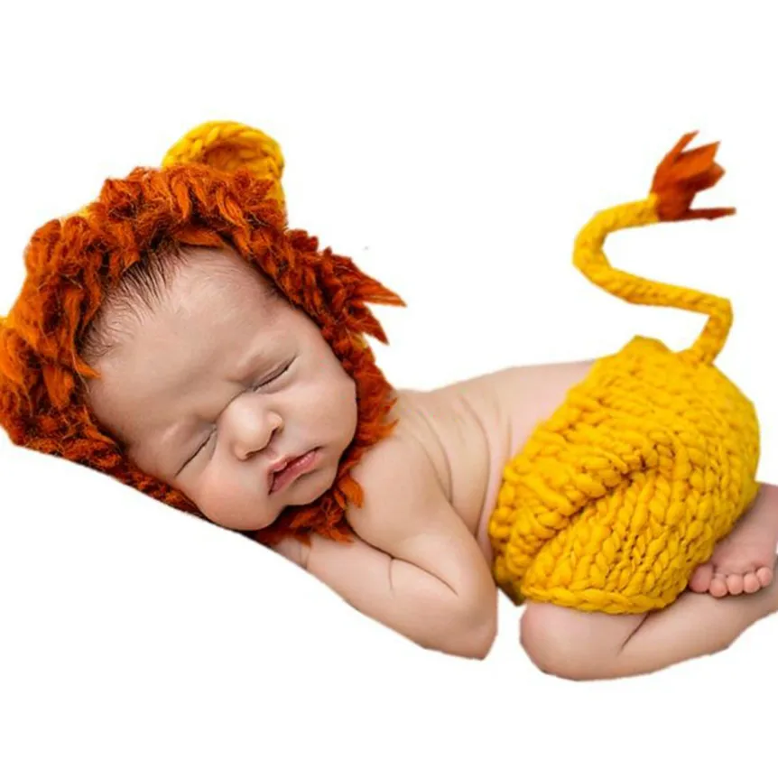 Newborn Baby Crochet Knit Costume Photo Photography Prop Girls Boys Outfits Fotografia Clothes and Accessories lion Photo Shoot
Newborn Baby Crochet Knit Costume Photo Photography Prop Girls Boys Outfits Fotografia Clothes and Accessories lion Photo Shoot