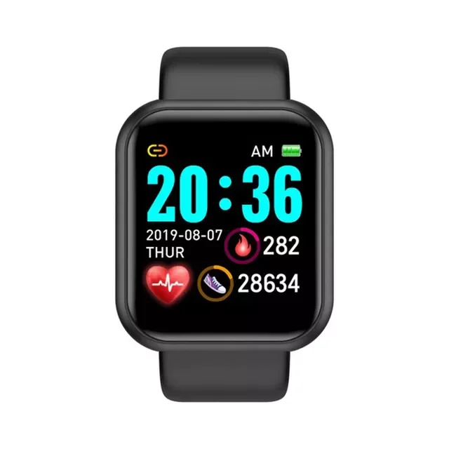 116Plus Y68 Men's Women's Smart Watch Heart Rate Monitor Fitness Tracker Smartwatch IPX7 Waterproof Sports Watches D13 D
116Plus Y68 Men's Women's Smart Watch Heart Rate Monitor Fitness Tracker Smartwatch IPX7 Waterproof Sports Watches D13 D