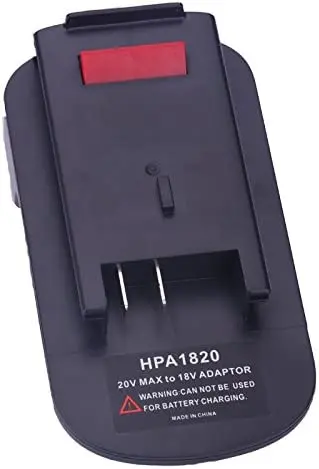 Сменный адаптер HPA1820 для кабеля Black & Decker/Stanley/Porter, преобразователь литиевого аккумулятора 20 в для инструментов NiCad NiMh 18 в
Сменный адаптер HPA1820 для кабеля Black & Decker/Stanley/Porter, преобразователь литиевого аккумулятора 20 в для инструментов NiCad NiMh 18 в
