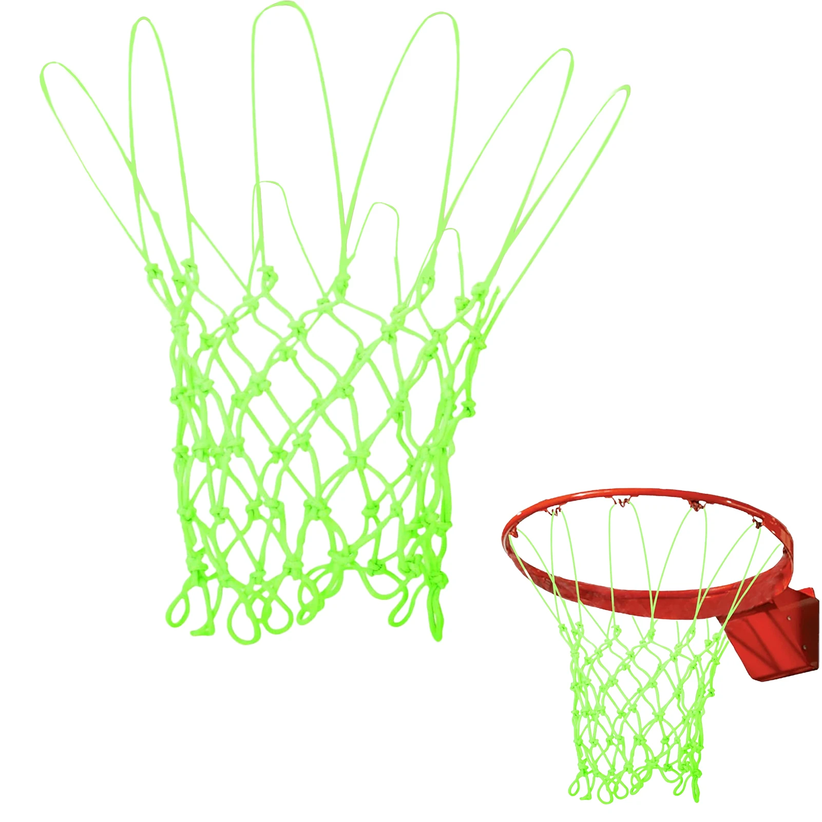 Basketball Net Nightlight Glowing Basketball Hoop Net Powered Basketball Hoop Basket Rim Net 12 Loops Standard Size Sports Gift
Basketball Net Nightlight Glowing Basketball Hoop Net Powered Basketball Hoop Basket Rim Net 12 Loops Standard Size Sports Gift