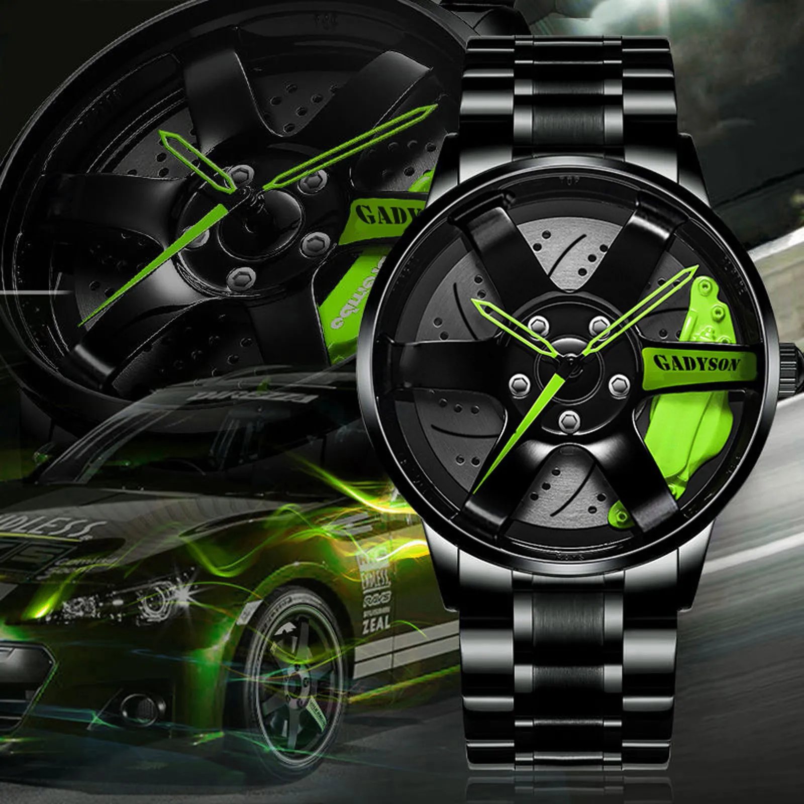 2022 Fashion Mens Car Wheel Watches Luxury Stainless Steel Waterproof Men Quartz Wrist Watches Male Clock Relogio Masculino
2022 Fashion Mens Car Wheel Watches Luxury Stainless Steel Waterproof Men Quartz Wrist Watches Male Clock Relogio Masculino