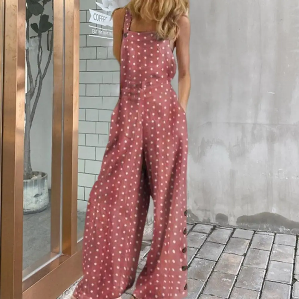 High Elasticity Popular Playsuits Wide Leg Vintage Suspenders Pants Cool Lady Trouser Conjoined for Party
High Elasticity Popular Playsuits Wide Leg Vintage Suspenders Pants Cool Lady Trouser Conjoined for Party