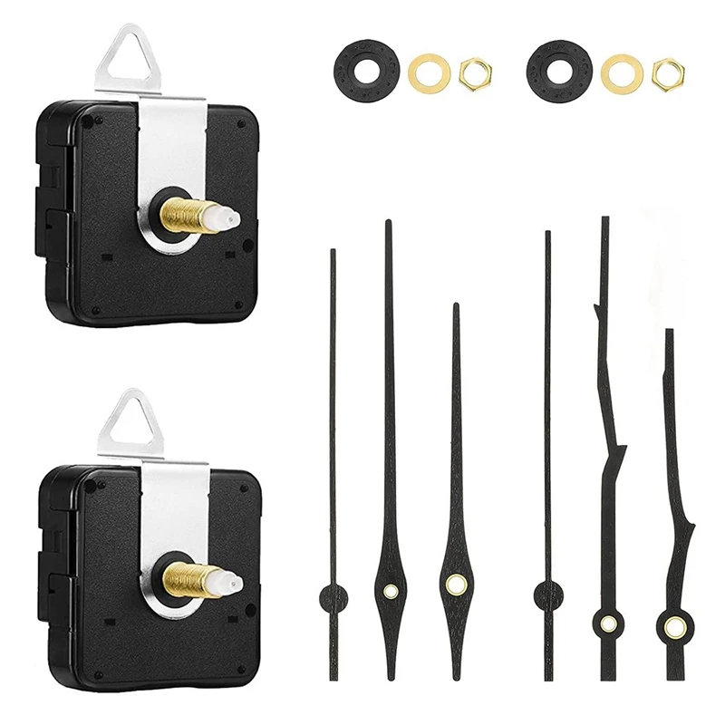 2Pcs Quartz Clock Movement Mechanism 2 Types Walnut Wood Clock Hands For 12 Inch Clock Repair Replacement Kit
2Pcs Quartz Clock Movement Mechanism 2 Types Walnut Wood Clock Hands For 12 Inch Clock Repair Replacement Kit