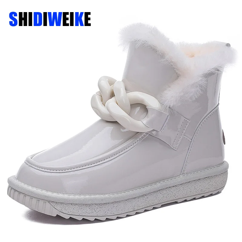 Women Ankle Boots Round Toe Thick Sole Comfortable Platform Snow Boots Woman Winter Female Keep Wool Fur Lined Warm Boots AD2456
Women Ankle Boots Round Toe Thick Sole Comfortable Platform Snow Boots Woman Winter Female Keep Wool Fur Lined Warm Boots AD2456