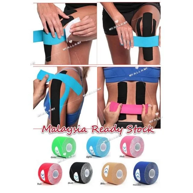 Kinesiology Tape 2.5cm/5cm x 5m - Waterproof Sports Muscle Support Tape Therapeutic
Kinesiology Tape 2.5cm/5cm x 5m - Waterproof Sports Muscle Support Tape Therapeutic