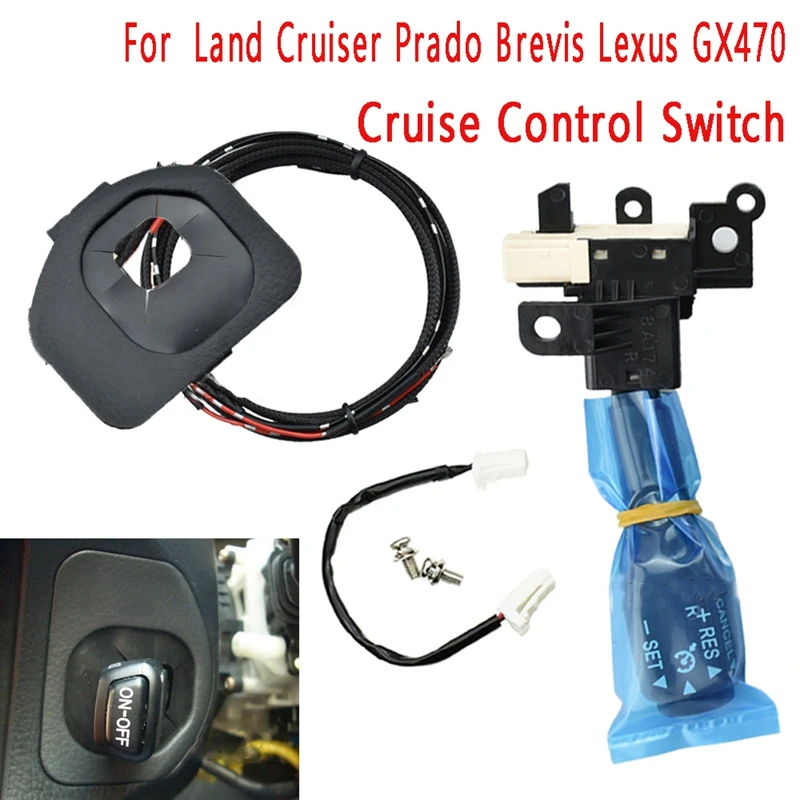 Car Cruise Control Switch Cruise Speed Control Switch 45186-58020-C0 For Toyota Land Cruiser Prado Brevis Lexus GX470
Car Cruise Control Switch Cruise Speed Control Switch 45186-58020-C0 For Toyota Land Cruiser Prado Brevis Lexus GX470