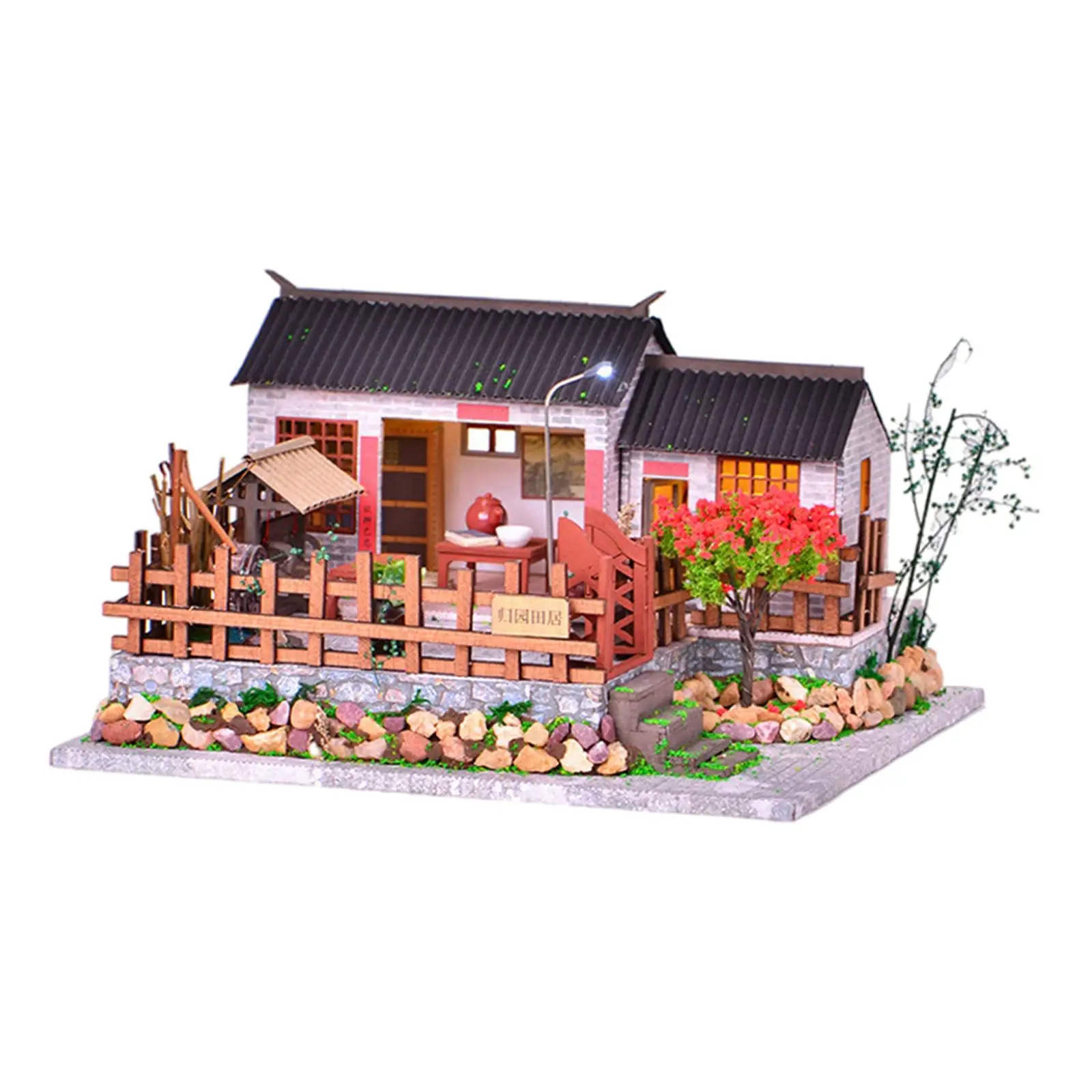 Creative Dollhouse Miniature with LED Light for Kids Teens Holiday Gifts
Creative Dollhouse Miniature with LED Light for Kids Teens Holiday Gifts