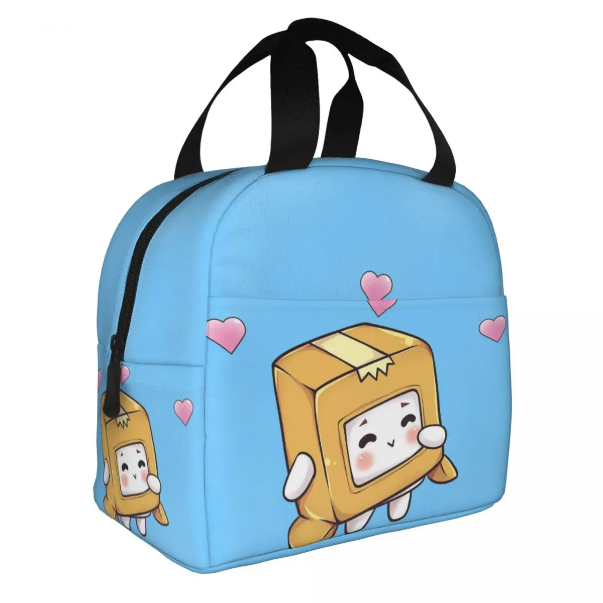 

Lankybox Boxy Insulated Lunch Bags Thermal Bag Lunch Container Kawaii Cartoon Portable Tote Lunch Box Bento Pouch Office Travel