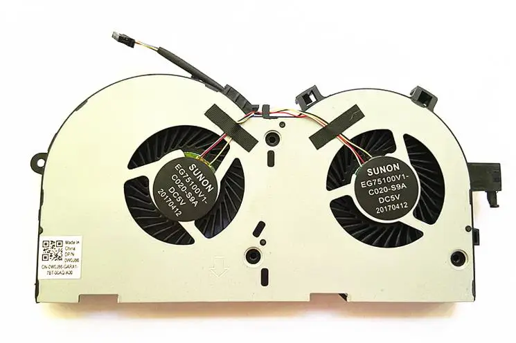 NEW CPU Cooling Fan for Lenovo Legion GTX1060 R720-15IKB R720-15IKBN Y520-15IKBA Y520-15IKBM Y520-15IKBN EF75090S1-C060-S9A
NEW CPU Cooling Fan for Lenovo Legion GTX1060 R720-15IKB R720-15IKBN Y520-15IKBA Y520-15IKBM Y520-15IKBN EF75090S1-C060-S9A