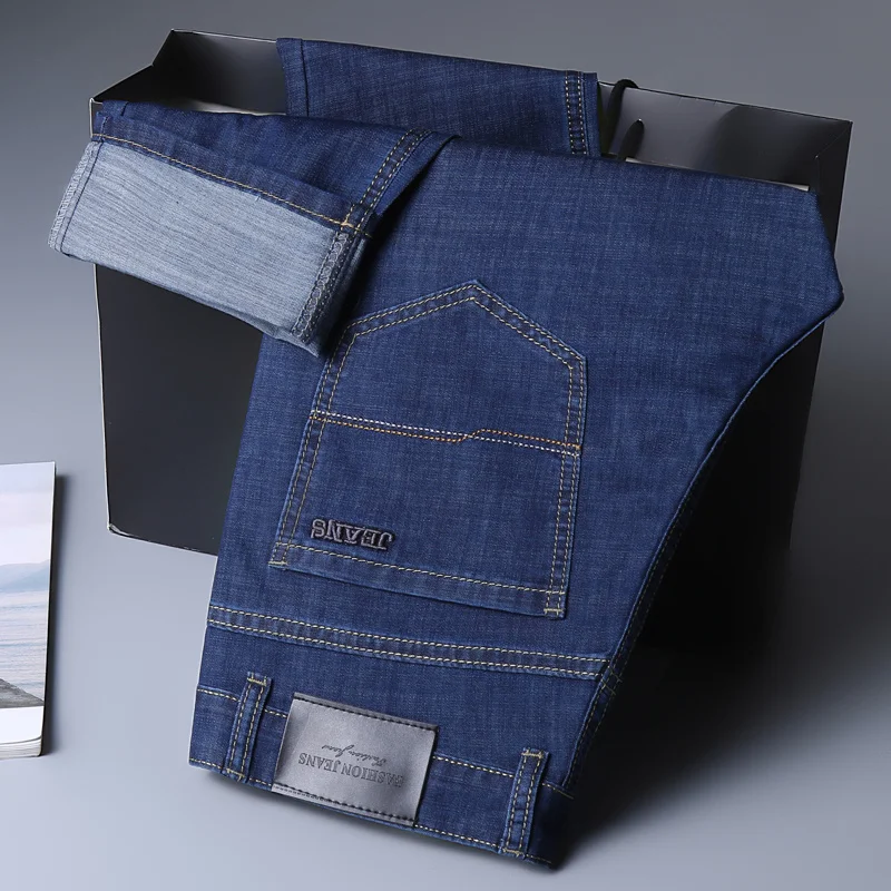 2022 Spring Summer Men's Stretch Straight Fit Jeans Men's Denim Pants Brand New Style Trousers Mens Wear
2022 Spring Summer Men's Stretch Straight Fit Jeans Men's Denim Pants Brand New Style Trousers Mens Wear