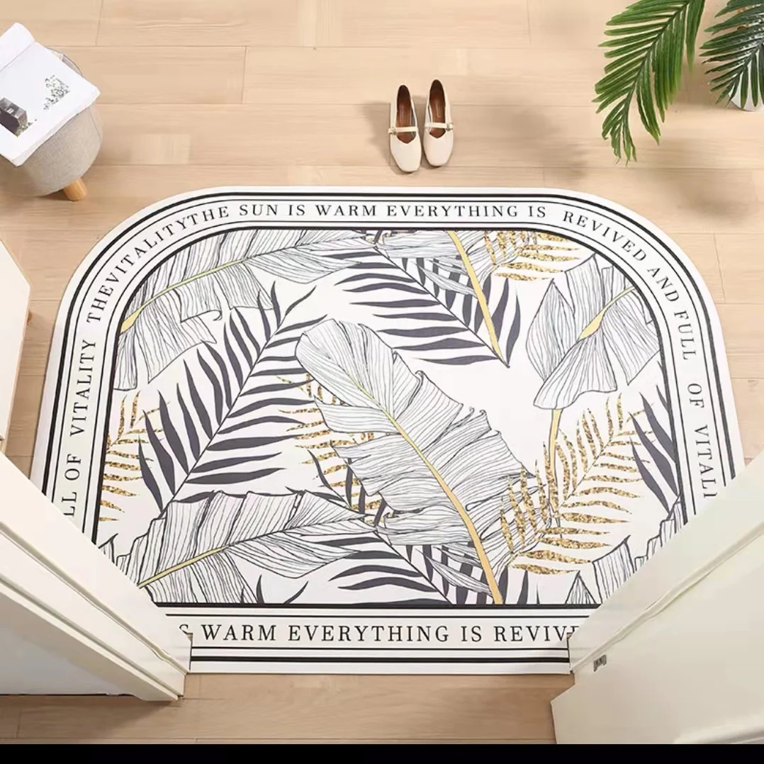 Semi-circular door mat PVC can be rubbed and washed lazy leather mat light luxury into the door vestibule carpet cutting
Semi-circular door mat PVC can be rubbed and washed lazy leather mat light luxury into the door vestibule carpet cutting