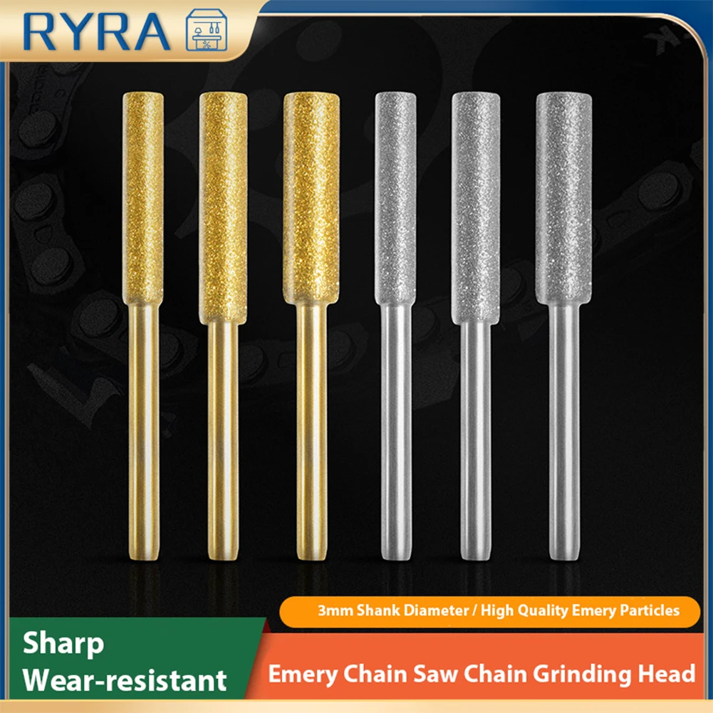 3PCS 4/4.8/5.5mm Diamond Chainsaw Sharpener Cylindrical Sharpening Carving Grinding Tools Burr Grinder Chain Saw Drill Bits Set
3PCS 4/4.8/5.5mm Diamond Chainsaw Sharpener Cylindrical Sharpening Carving Grinding Tools Burr Grinder Chain Saw Drill Bits Set