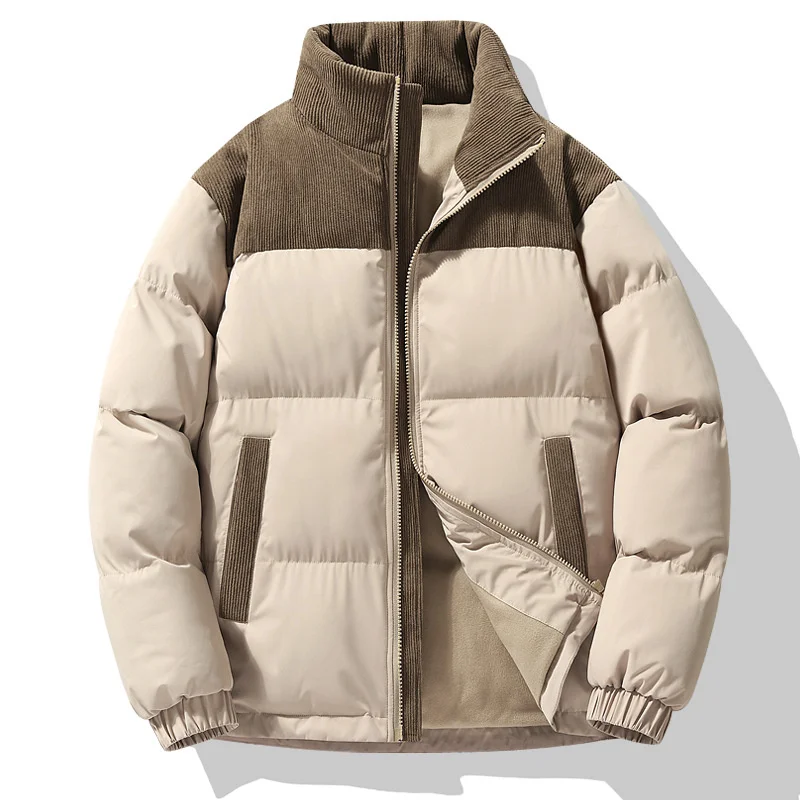 Winter New Fashion Leisure Sports Down Cotton Coat for Men's High end Standing Collar Thermal Insulation Color Matching Couple
Winter New Fashion Leisure Sports Down Cotton Coat for Men's High end Standing Collar Thermal Insulation Color Matching Couple