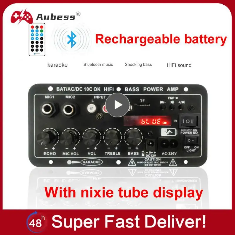 5.0 Digital Board Subwoofer Upgrade Stereo Amplifier Mono Dual Microphone Karaoke Amplifier Usb 30-120w
5.0 Digital Board Subwoofer Upgrade Stereo Amplifier Mono Dual Microphone Karaoke Amplifier Usb 30-120w