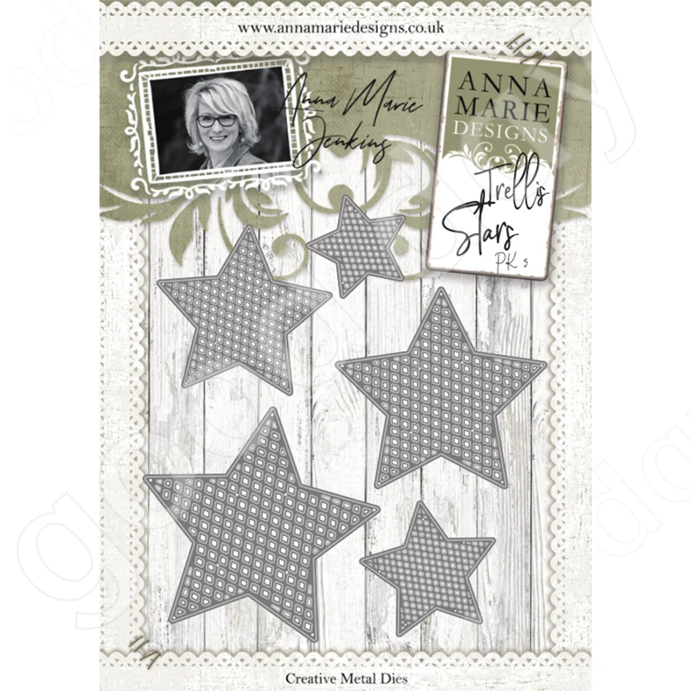 Trellis Stars Metal Cutting Dies Scrapbook Diary Decoration Embossing Template Diy Greeting Card Handmade Hot Sale New Arrival
Trellis Stars Metal Cutting Dies Scrapbook Diary Decoration Embossing Template Diy Greeting Card Handmade Hot Sale New Arrival