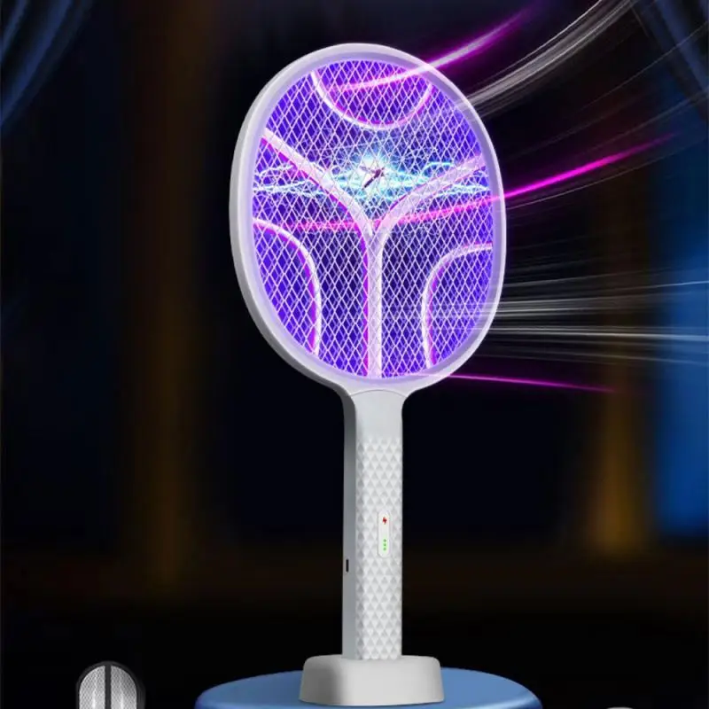 Automatic Bug Zappers White Usb Charging Fly Swatter Three-in-one Pest Control Products Mosquito Swatter Rechargeable
Automatic Bug Zappers White Usb Charging Fly Swatter Three-in-one Pest Control Products Mosquito Swatter Rechargeable