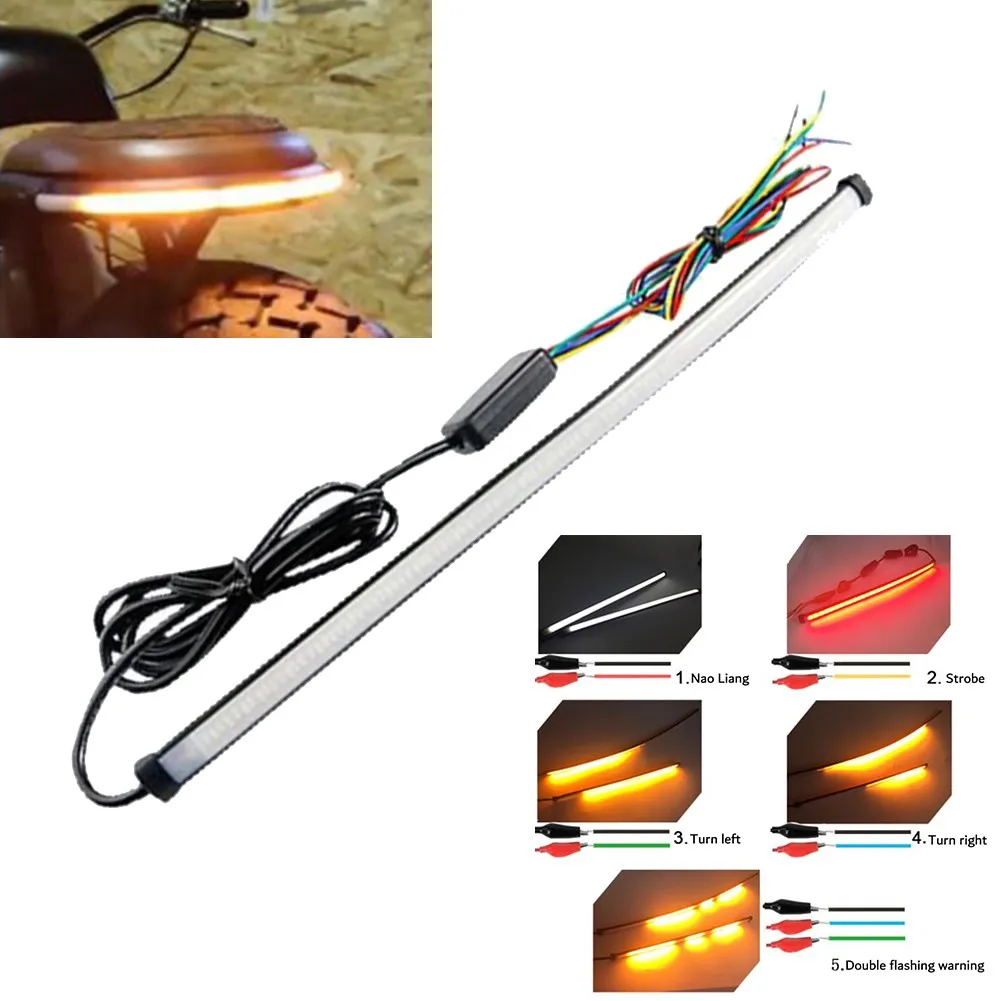 Silica Gel Turn Signal Light Strip Replacement Sequential Switchback Accessories LED Flowing Motorcycle Durable
Silica Gel Turn Signal Light Strip Replacement Sequential Switchback Accessories LED Flowing Motorcycle Durable