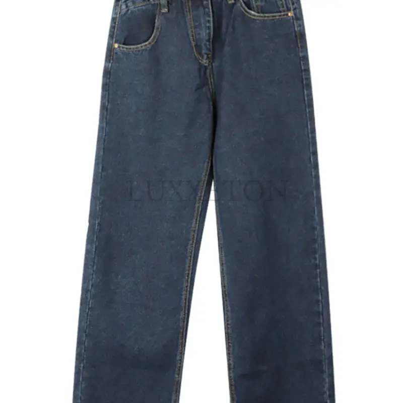 Джинсы женские с широкими штанинами, штаны МОМ, джинсы с завышенной талией, одежда для женщин, черные синие 
Джинсы женские с широкими штанинами, штаны МОМ, джинсы с завышенной талией, одежда для женщин, черные синие