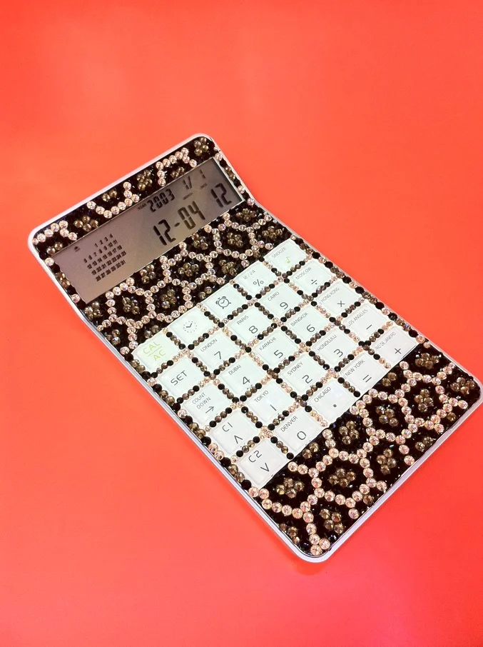Calculator Leopard Crystal Calculator Office Supplies Creative Boutique Ultrathin Fashion Trend
Calculator Leopard Crystal Calculator Office Supplies Creative Boutique Ultrathin Fashion Trend