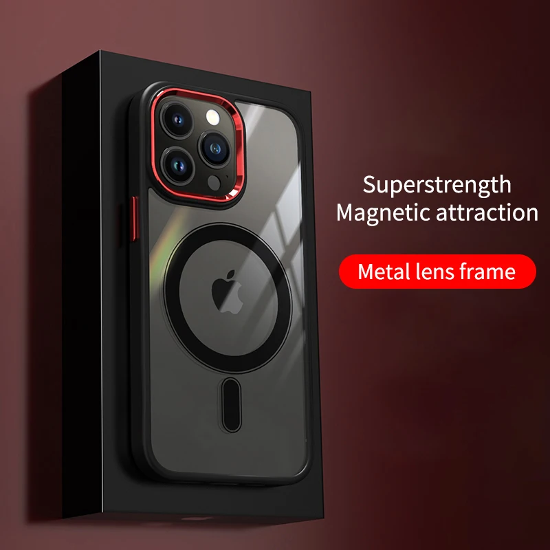 Luxury Clear HD Phone Case For iPhone 14 13 12 11 Pro Max Funda Magnetic Wireless Charging Shockproof Hybrid Armor Cover 
Luxury Clear HD Phone Case For iPhone 14 13 12 11 Pro Max Funda Magnetic Wireless Charging Shockproof Hybrid Armor Cover