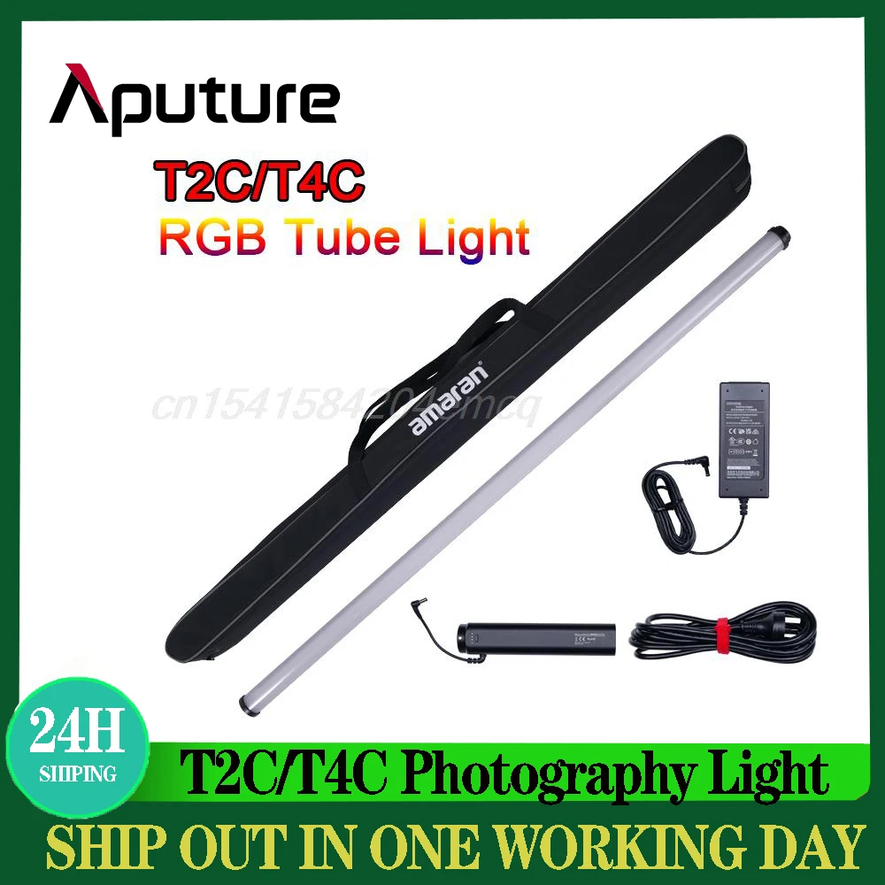 

Aputure Amaran T2C/T4C LED RGB Tube Light Stick Full-color 2500-7500K Video Lighting for Live Streaming YouTube Tik Tok Lamp