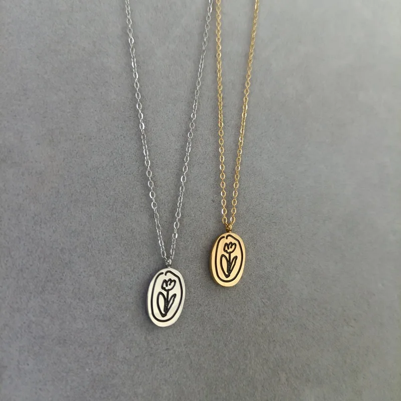 Medieval 2022 New Fashion Flower Titanium Steel Gold Plated Necklace Female Jewelry
Medieval 2022 New Fashion Flower Titanium Steel Gold Plated Necklace Female Jewelry