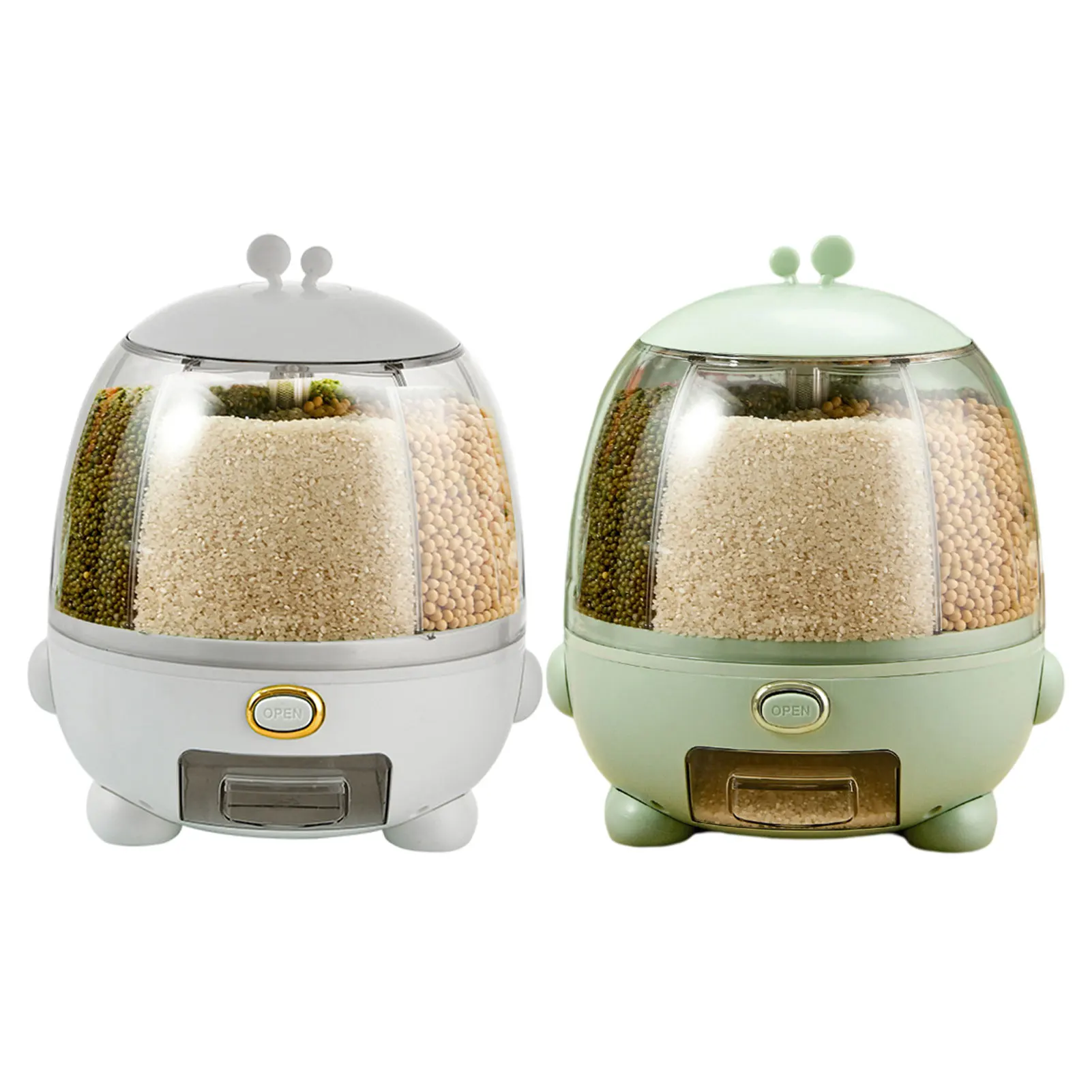 360 Rotatable Cereal Airtight Storage Container Box For Rice Beans Grains Laundry Scent Bead Kitchen Rotating Dry Food Dispenser
360 Rotatable Cereal Airtight Storage Container Box For Rice Beans Grains Laundry Scent Bead Kitchen Rotating Dry Food Dispenser