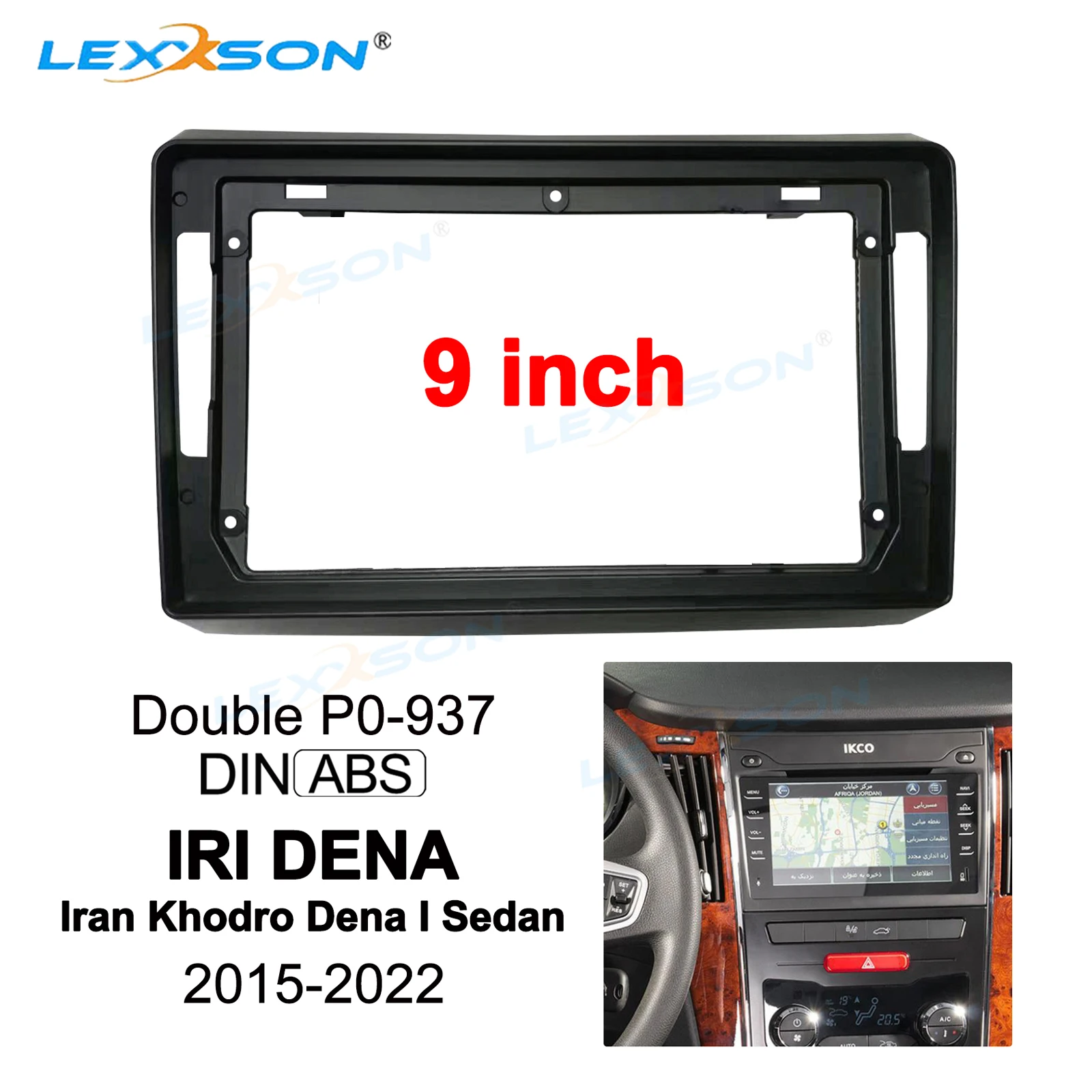 Fits 9 Inch Car Fascia Panel For IRI DENA Iran Khodro Dena I Sedan 2015-2022 1/2 Din Car Frame Dashboard Audio Fitting Adaptor
Fits 9 Inch Car Fascia Panel For IRI DENA Iran Khodro Dena I Sedan 2015-2022 1/2 Din Car Frame Dashboard Audio Fitting Adaptor