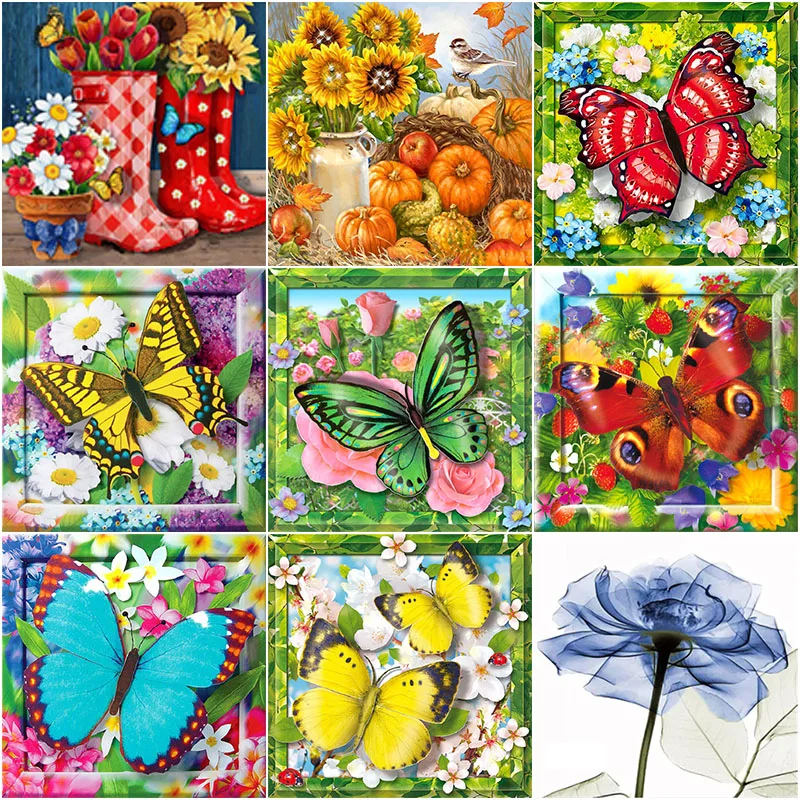 5D DIY Diamond Painting Butterfly Flower Rhinestone Picture Diamond Embroidery Mosaic Art Cross Stitch Kit Home Decoration Gift
5D DIY Diamond Painting Butterfly Flower Rhinestone Picture Diamond Embroidery Mosaic Art Cross Stitch Kit Home Decoration Gift