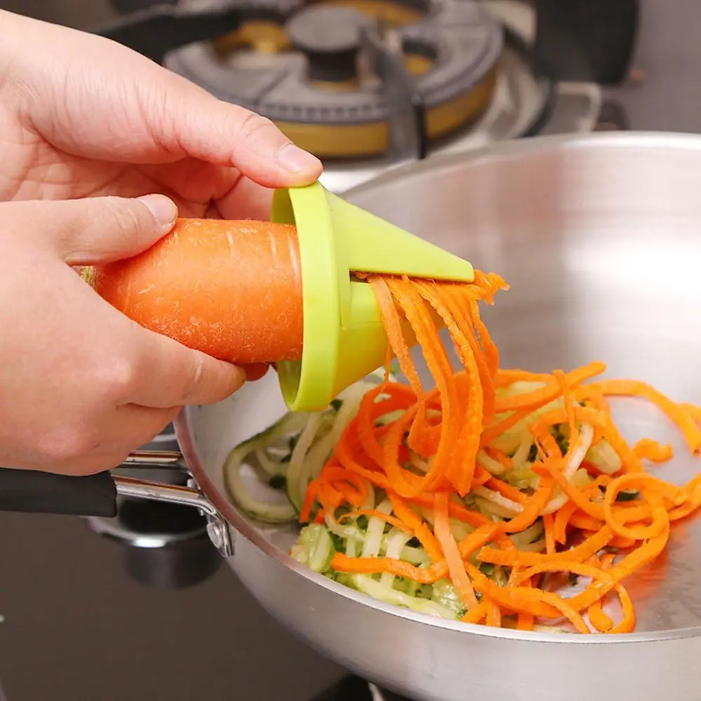 1pc Multifunction Vegetable Fruit Spiral Shredder Kitchen Accessories Carrot Rotating Grater Peeler Kitchen Tools Bar Supplies
1pc Multifunction Vegetable Fruit Spiral Shredder Kitchen Accessories Carrot Rotating Grater Peeler Kitchen Tools Bar Supplies