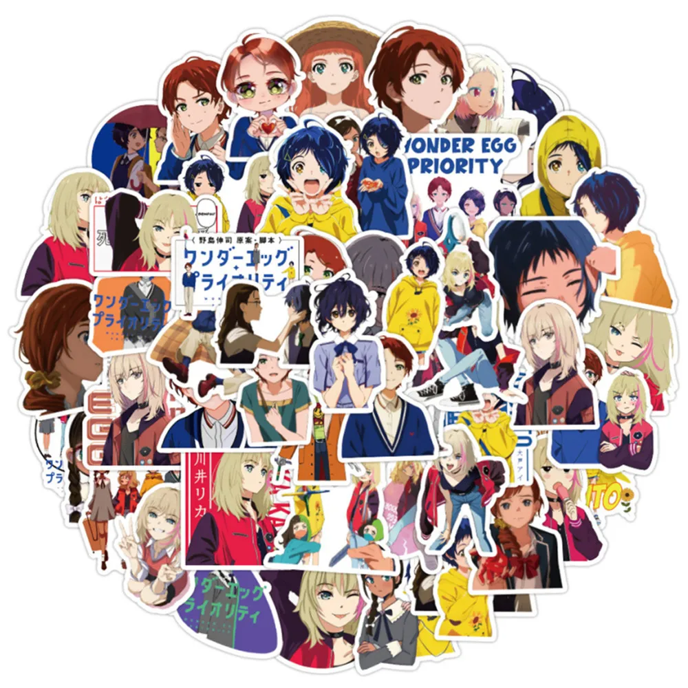 10/30/50PCS Anime WONDER EGG PRIORITY Character Sticker for Luggage Laptop IPad Journal Gift Cup Waterproof Sticker Wholesale
10/30/50PCS Anime WONDER EGG PRIORITY Character Sticker for Luggage Laptop IPad Journal Gift Cup Waterproof Sticker Wholesale