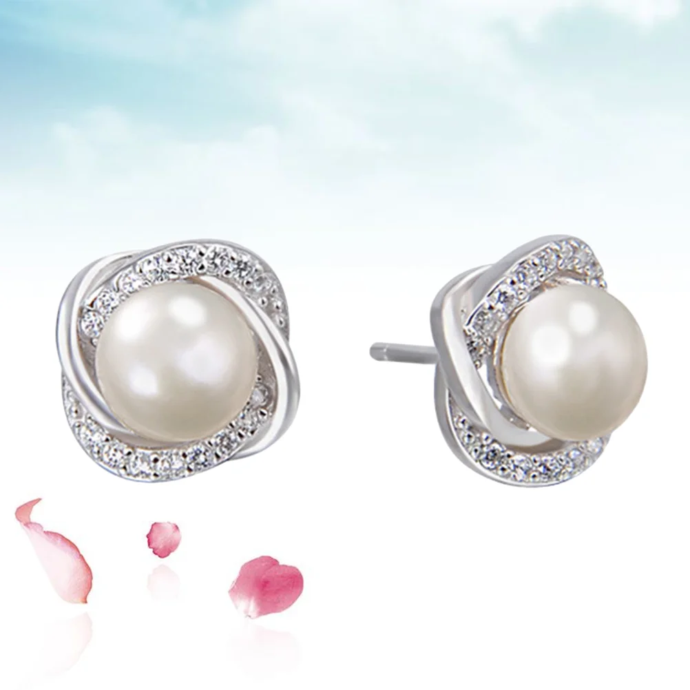 Zircon Jewelry Decor Diamond Earring Pearl Earrings Womens Earings Sterling Silver Diamond Ear Rings Women Jewelry for women
Zircon Jewelry Decor Diamond Earring Pearl Earrings Womens Earings Sterling Silver Diamond Ear Rings Women Jewelry for women