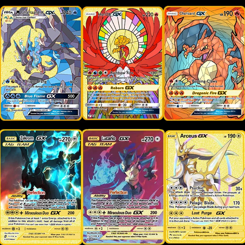 2022 New Pokémon Card Kawaii Eevee Pikachu Lucario Charizard Vmax Shining Metal Card,Cartoon Game Collection Card Children's Toy
2022 New Pokémon Card Kawaii Eevee Pikachu Lucario Charizard Vmax Shining Metal Card,Cartoon Game Collection Card Children's Toy