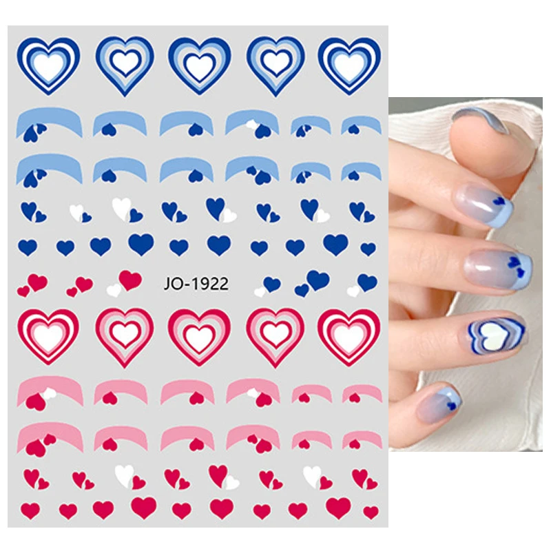 Back Glue Stickers Rainbow Candy Color Sweet Hearts Shapes French Tips Nail Decals Decoration For Nail Art Manicure Beauty
Back Glue Stickers Rainbow Candy Color Sweet Hearts Shapes French Tips Nail Decals Decoration For Nail Art Manicure Beauty