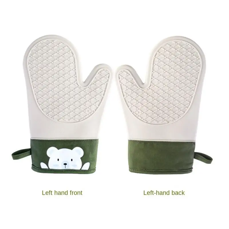 Fireproof Barbecue Silicone Anti-scald Oven Gloves Thermal Insulation Of Cotton Gloves Oven Clamp Glove Microwave Glove Tray
Fireproof Barbecue Silicone Anti-scald Oven Gloves Thermal Insulation Of Cotton Gloves Oven Clamp Glove Microwave Glove Tray