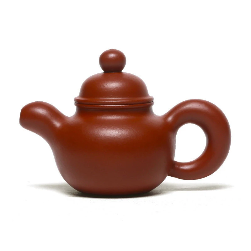 

120ml Chinese Yixing Purple Clay Teapot Small Capacity Handmade Tea Pot Raw Ore Dahongpao Kettle Authentic Zisha Tea Set Teaware