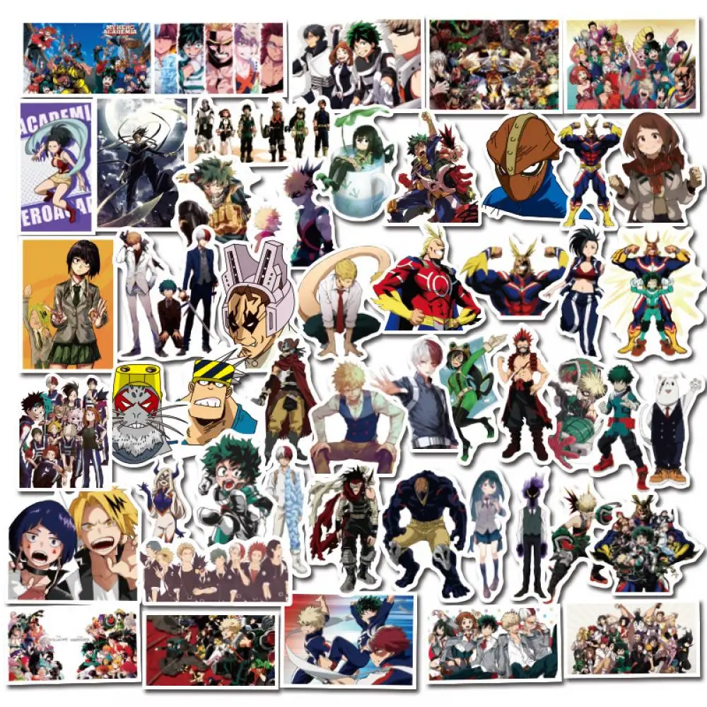10/30/50Pcs Anime My Hero Academia Figure Stickers Waterproof Graffiti Kids Toy Skateboard Phone Laptop Luggage Sticker Decals
10/30/50Pcs Anime My Hero Academia Figure Stickers Waterproof Graffiti Kids Toy Skateboard Phone Laptop Luggage Sticker Decals