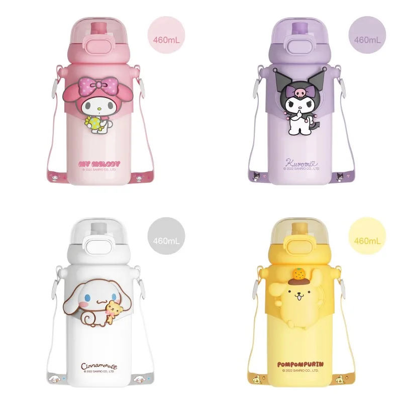 460Ml My Melody Cartoon 316 Stainless Steel Vacuum Flask Kawaii Sanrio Kuromi Cinnamoroll Straw Thermos Mug Thermal Water Bottle
460Ml My Melody Cartoon 316 Stainless Steel Vacuum Flask Kawaii Sanrio Kuromi Cinnamoroll Straw Thermos Mug Thermal Water Bottle
