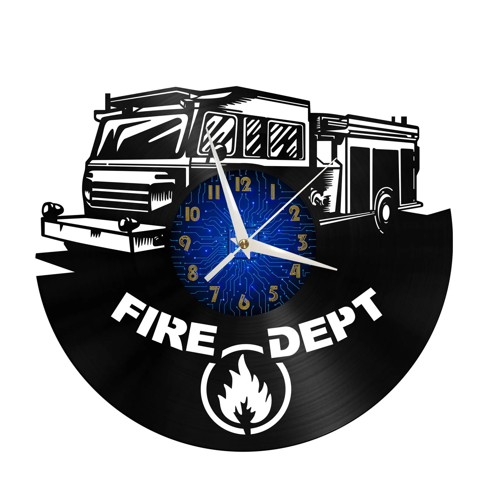 Fire Dept Firemen 3 Vinyl Record Wall Clock for Kitchen Wall Decor Wall Art
Fire Dept Firemen 3 Vinyl Record Wall Clock for Kitchen Wall Decor Wall Art